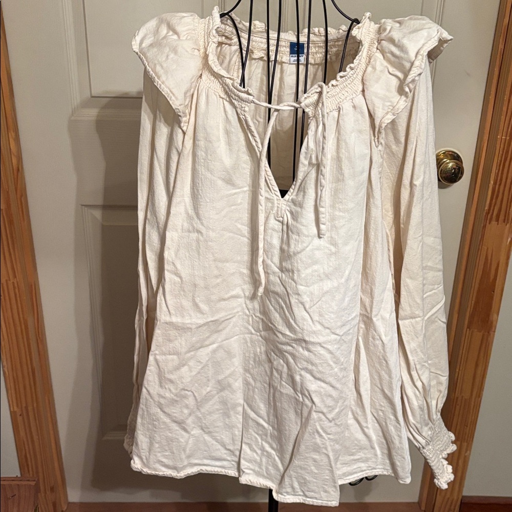 Old Navy Cream Blouse